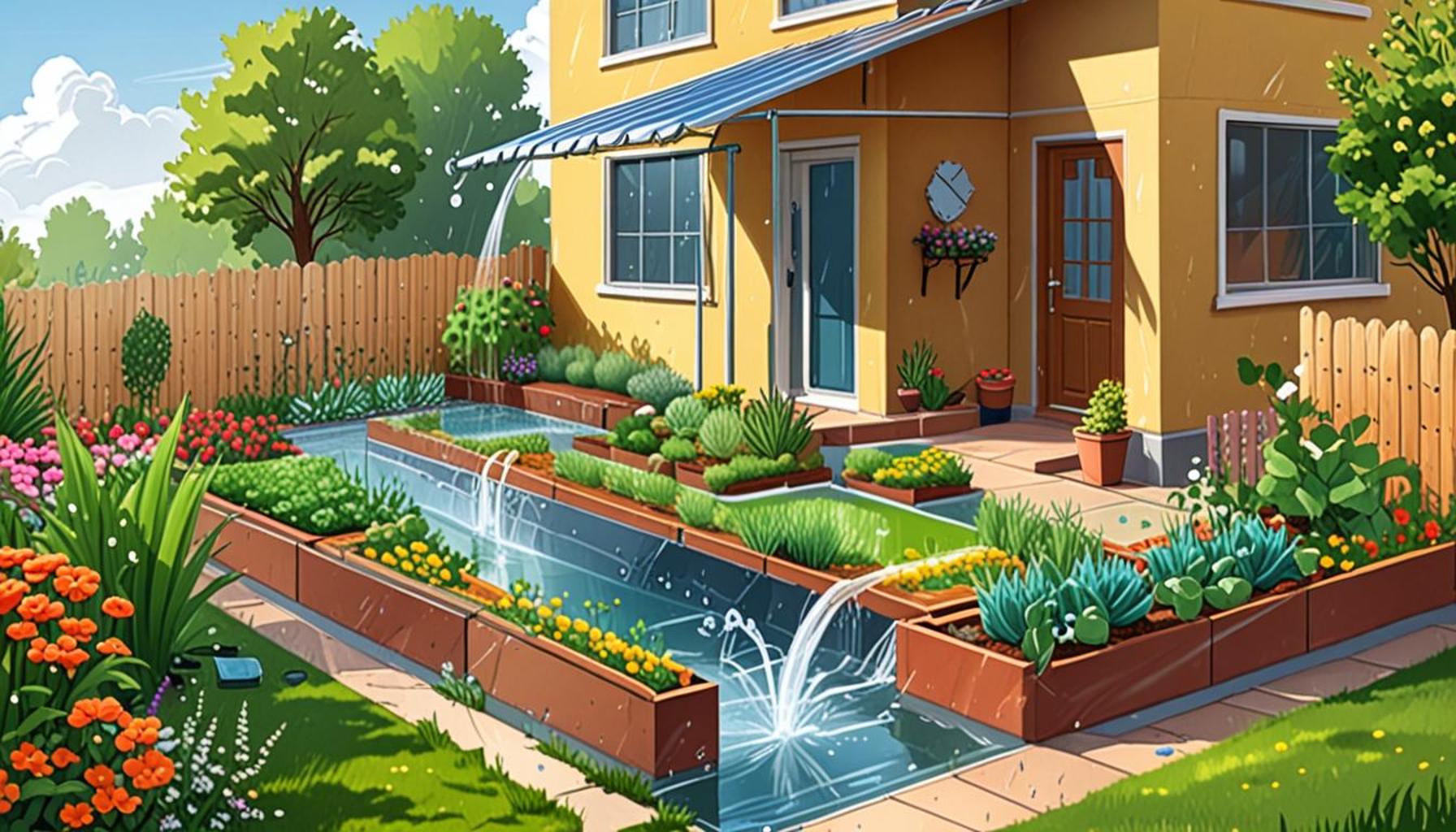 Methods of Rainwater Harvesting for Sustainable Irrigation in Home Gardens