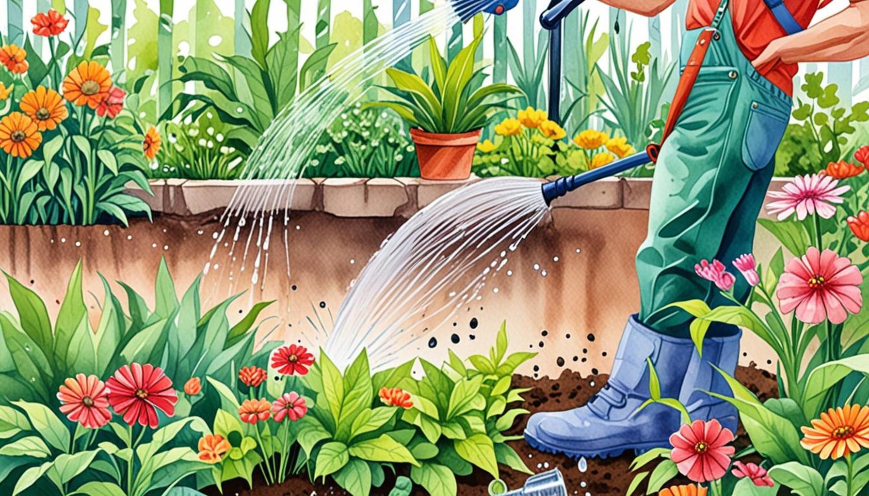 The importance of proper irrigation for gardening beginners